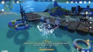 Bring the birds to the shore and clear the water (Image via HoYoverse)